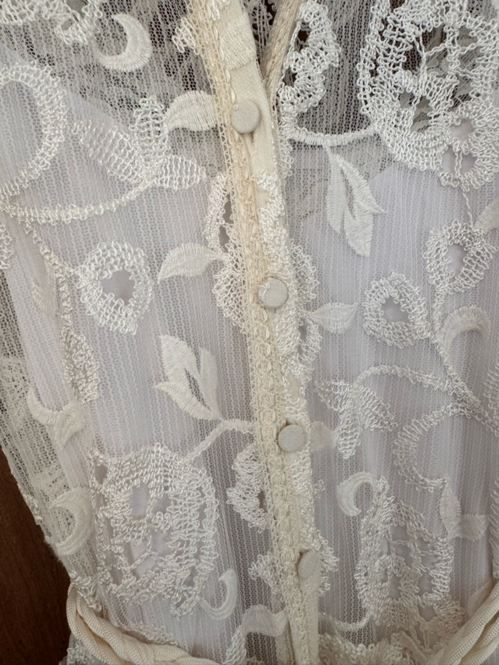 Alexis Manati White Lace Ruffle Mini Dress - Picture 13 of 15